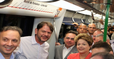 Linha Leste: Dilma e Cid Gomes assinam ordem de serviço nesta sexta-feira (22)