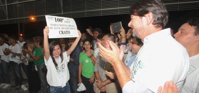 Governador  Cid Gomes realiza feito histórico e inaugura 100ª EEEP