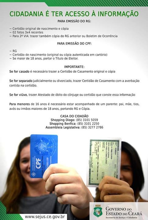 Casas do Cidadão e Caminhão do Cidadão emitem mais de 199 mil documentos em 2013
