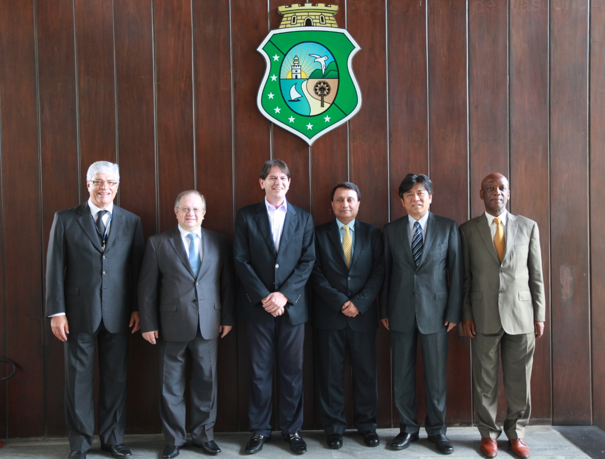 Governador Cid Gomes se reúne com representantes dos BRICS