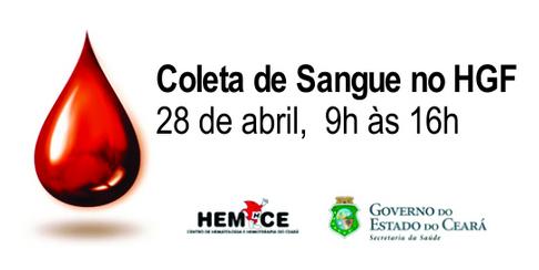 Hemoce realiza coleta de sangue no Hospital Geral de Fortaleza (HGF)