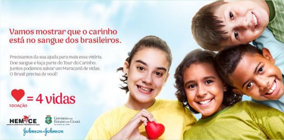 Hemoce participa de campanha nacional para doação de sangue