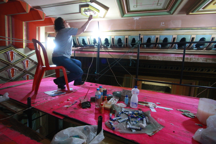 Cine São Luiz: identificação de novos elementos da pintura original surpreende restauradores