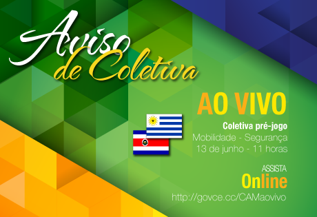 Coletiva de Imprensa: Jogo Uruguai x Costa Rica