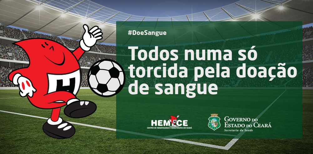 Hemoce recebe torcidas organizadas unidas em campanha para doação de sangue