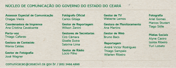 [AVISO DE CREDENCIAMENTO] Inauguração da obra de Integração do Açude Pacajus com Eixão das Águas