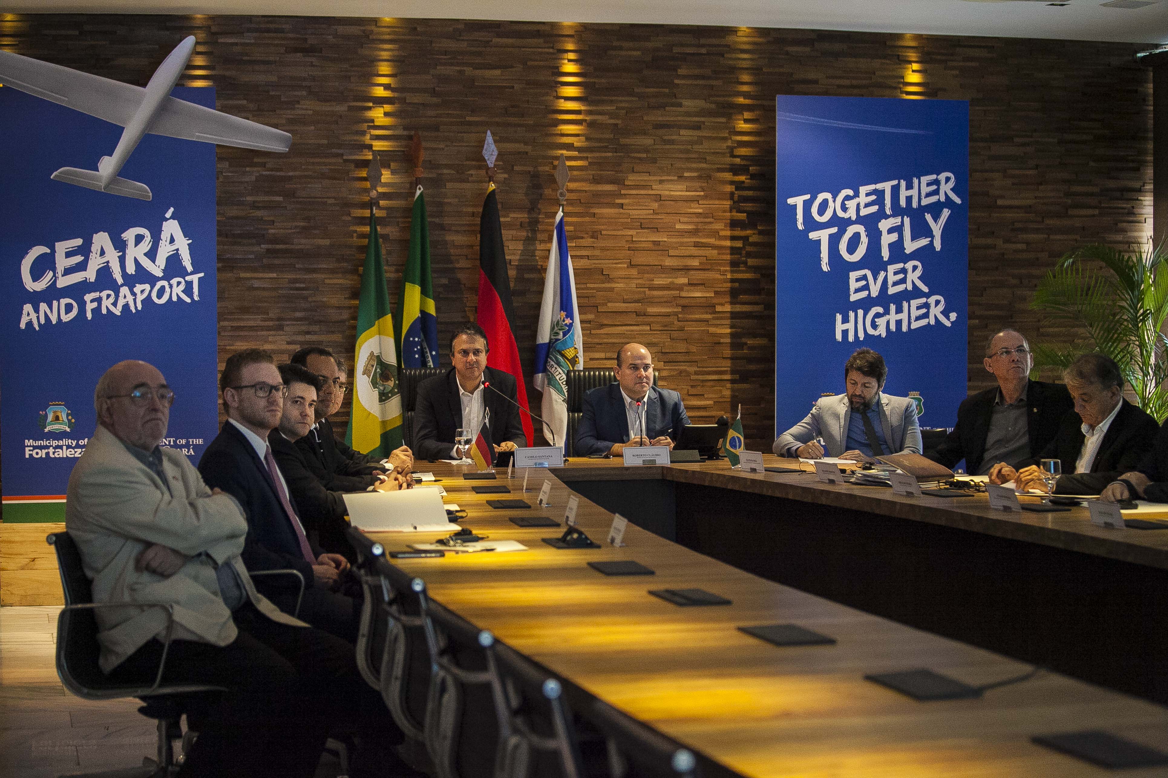 Em reunião com governador, Fraport garante experiência e estrutura para operar HUB