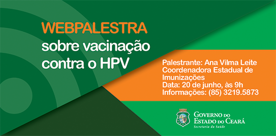 Webpalestra esclarece sobre vacinação contra HPV