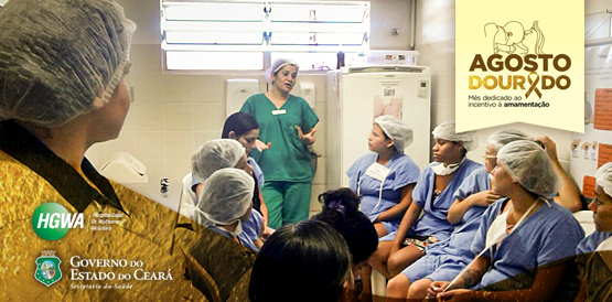Hospital Waldemar Alcântara orienta mulheres sobre amamentação