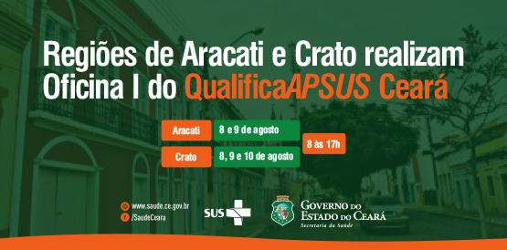 Aracati e Crato: Saúde qualifica profissionais da atenção primária