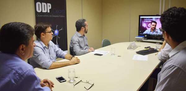 CGE realiza a primeira videoconferência com os municípios da Rede ODP. Municipal