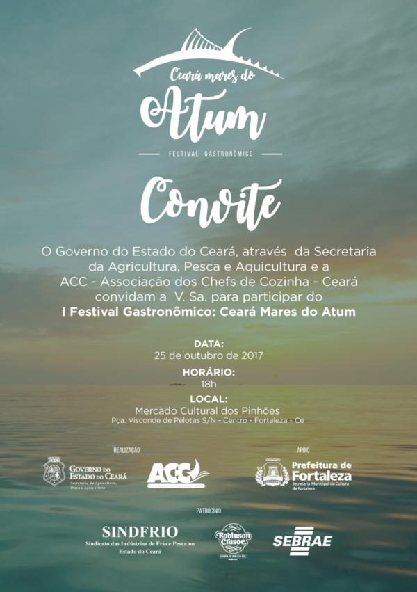 Fortaleza sedia o I Festival Gastronômico: Ceará Mares do Atum