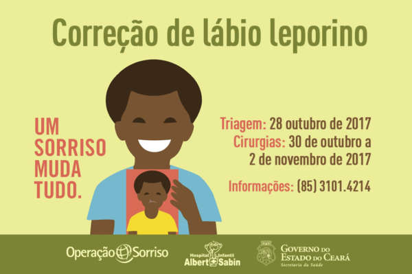 Hospital Albert Sabin recebe crianças para Operação Sorriso