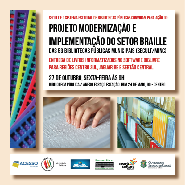 Secult e Sistema de Bibliotecas Públicas do Ceará entregam 28 mil livros para bibliotecas das regiões Centro Sul, Jaguaribe e Sertão Central