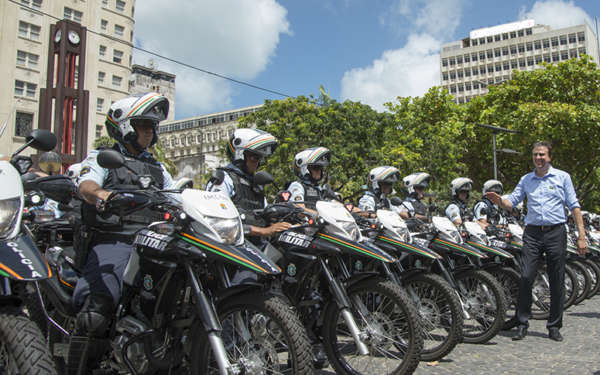 Ceará reforça policiamento com 205 novas motocicletas