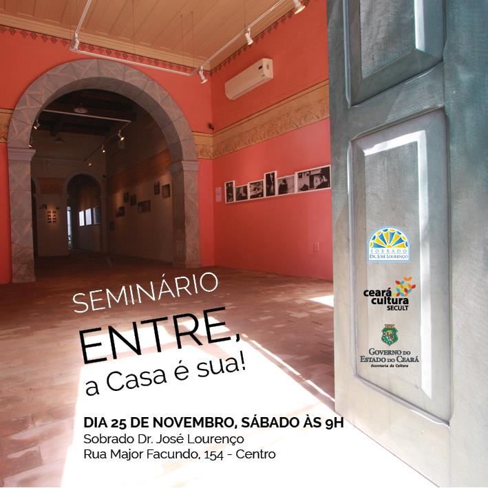 Sobrado Dr. José Lourenço realiza seminário para debater ações e propostas com a cidade e os artistas