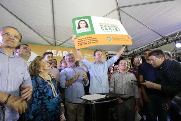 Governo do Ceará lança Bilhete Único Metropolitano no Cariri