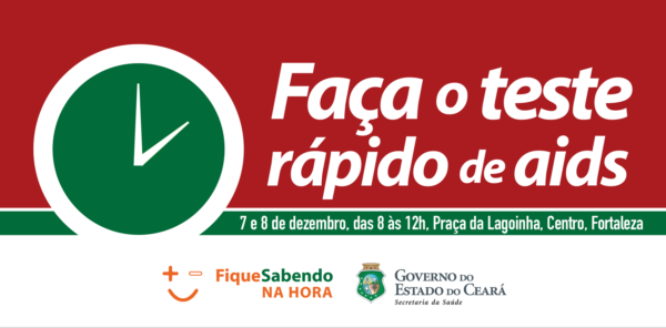 Dezembro Vermelho vai à praça com teste para HIV