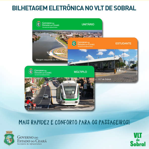 Serviço – Saiba  como funcionam as bilheterias dos VLTs do Cariri e de Sobral
