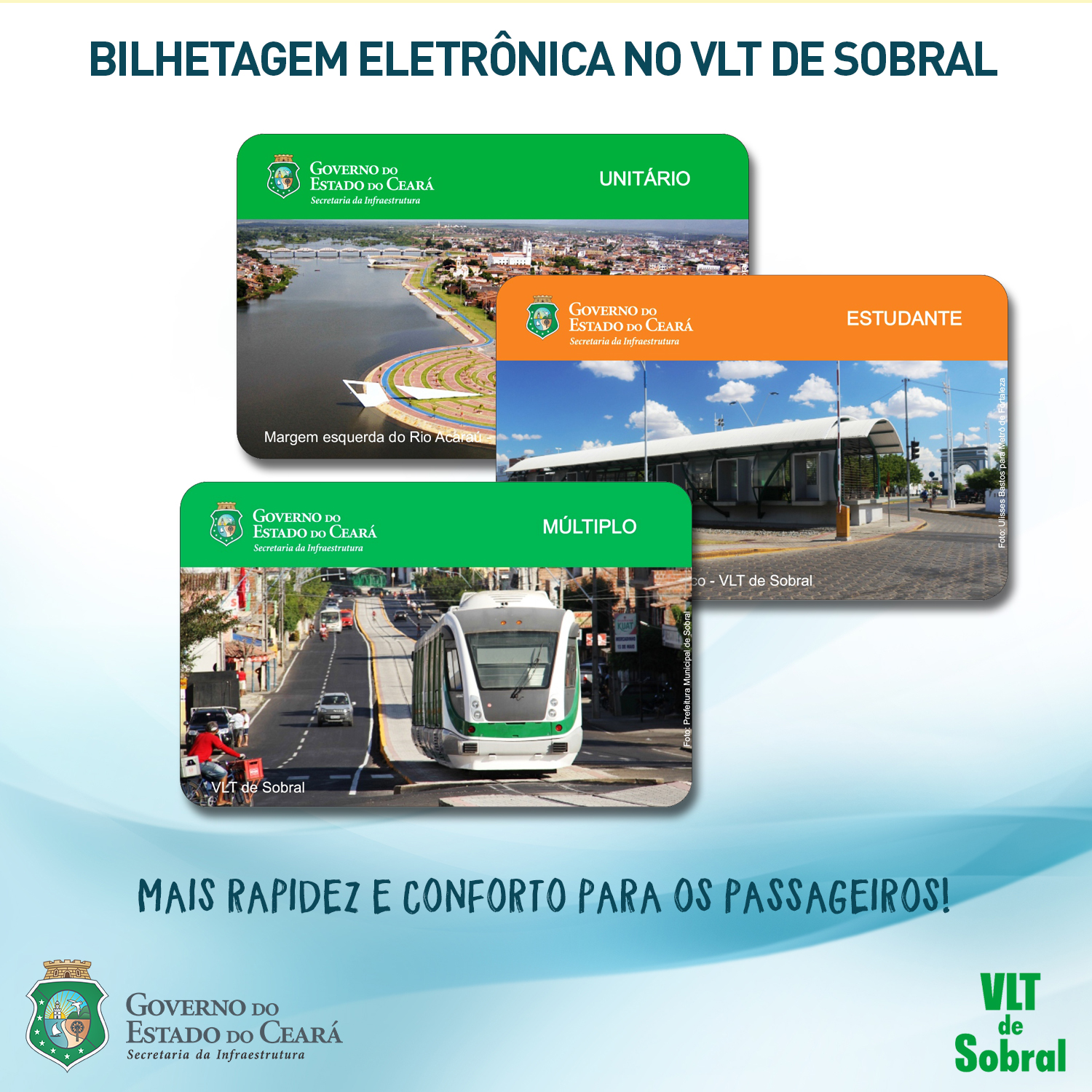 Serviço – Saiba como funcionam as bilheterias dos VLTs do Cariri e de Sobral