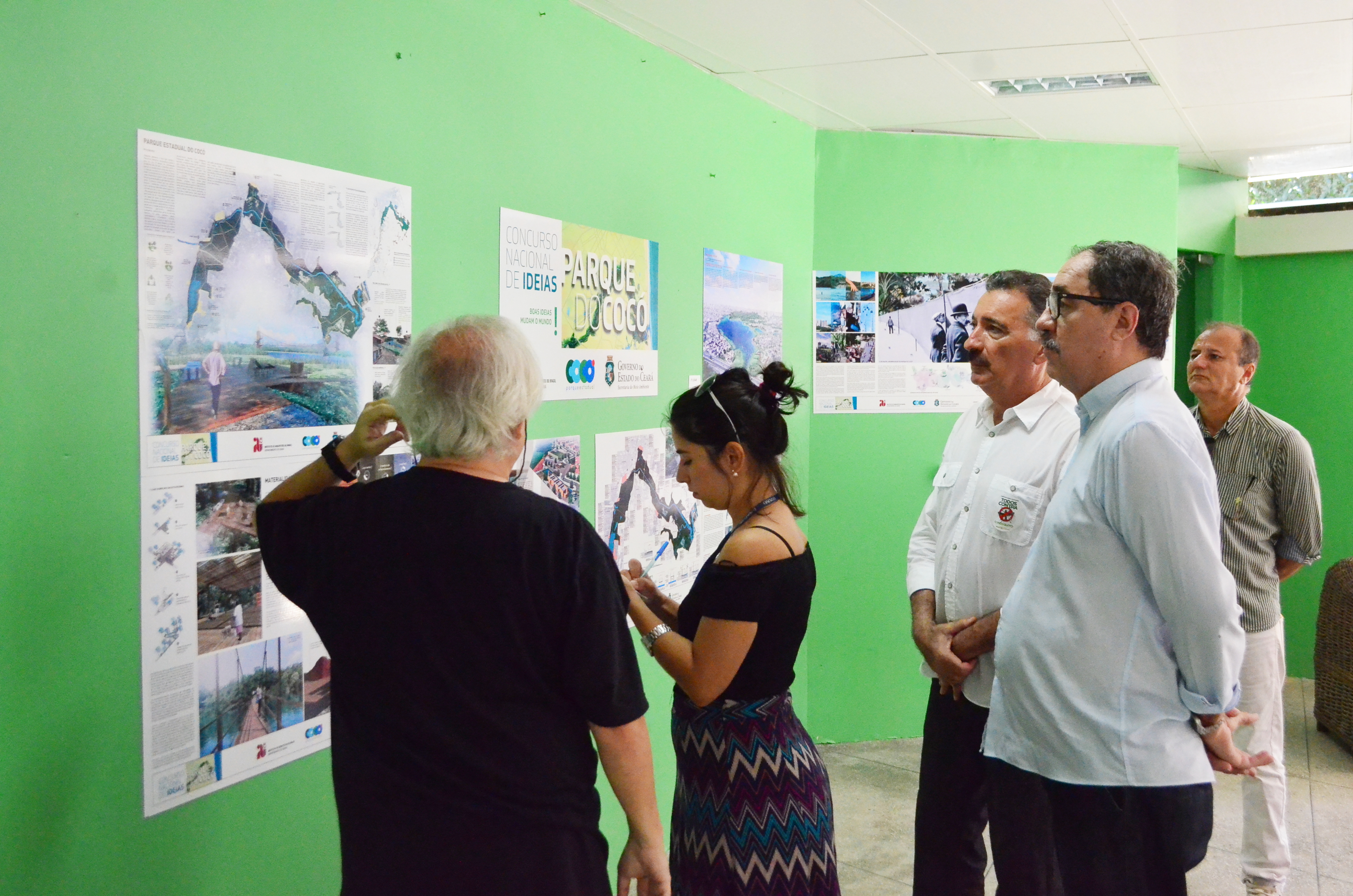 Inaugurada mostra com os projetos vencedores do Concurso Nacional de Ideias para o Cocó