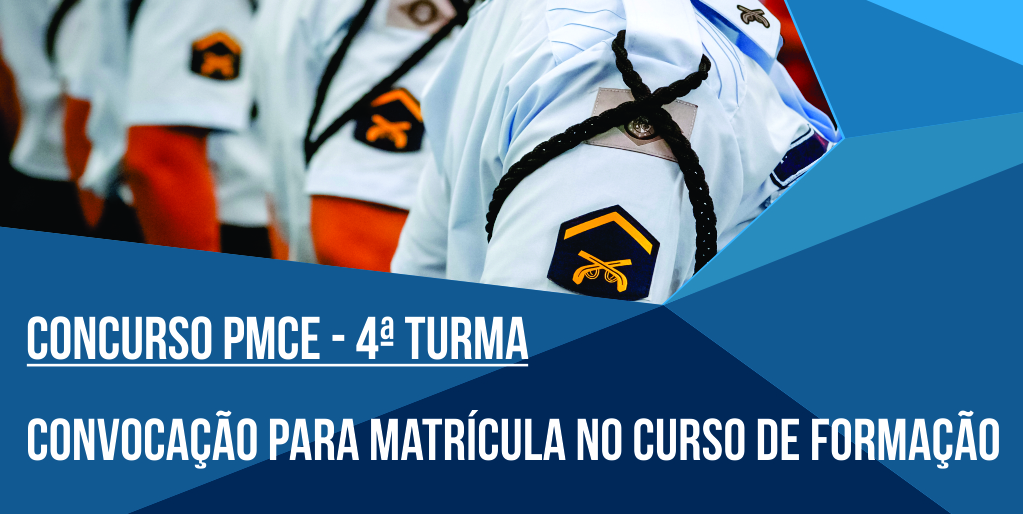 Candidatos aprovados na 4ª turma do concurso para soldado da Polícia Militar são convocados para matrícula no curso de formação