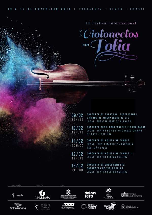 TJA recebe abertura do III Festival Internacional Violoncelos em Folia