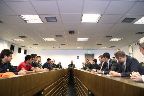 Forças da Segurança do Ceará recebem representantes de força-tarefa do Ministério da Justiça