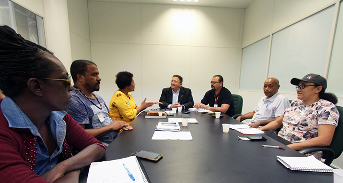 Sesporte atende lideranças das comunidades dos Quilombolas