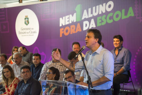 Nem Um Aluno Fora da Escola: Ceará lança programa para diminuir abandono escolar nos municípios