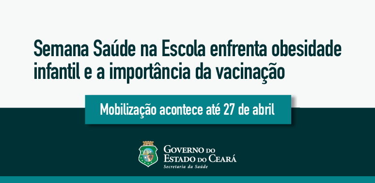 Semana Saúde na Escola enfrenta obesidade infantil