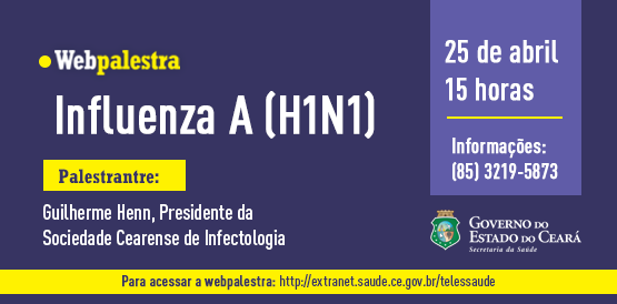 Influenza H1N1 é tema de web palestra com infectologista