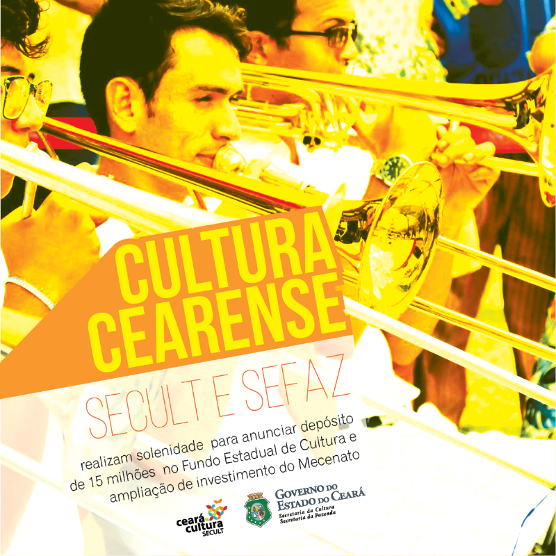 Secult e Sefaz realizam solenidade para anunciar ampliação de investimento do Mecenato
