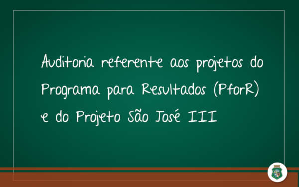 CGE realizará auditoria nas atividades do TCE no âmbito do PforR
