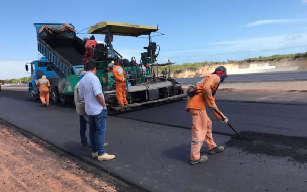 Dois últimos trechos da duplicação da CE-040 estão em fase de conclusão