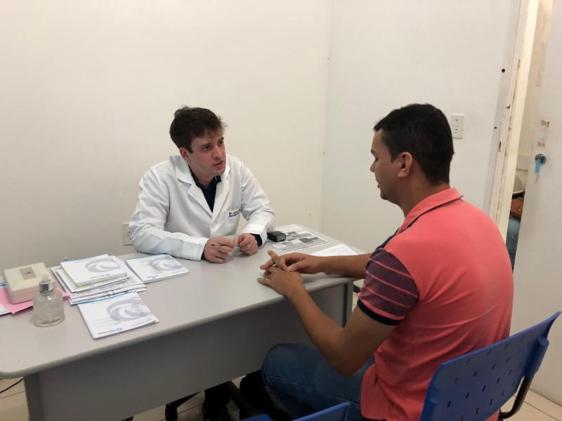 Primeiro paciente do Plantão Saúde Cirurgia faz consulta e exames