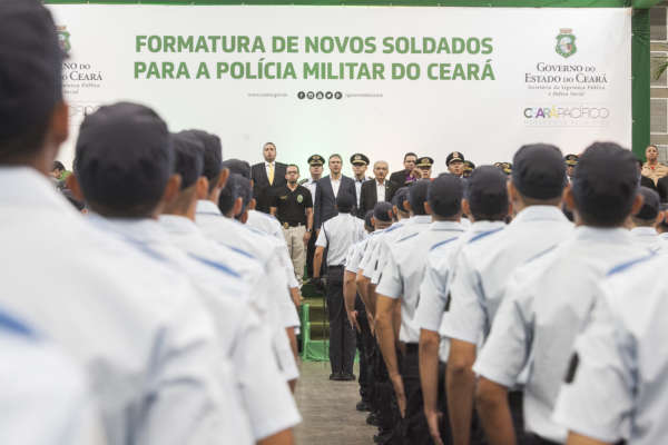 Reforço de 1.319 novos PMs ganha as ruas a partir de hoje