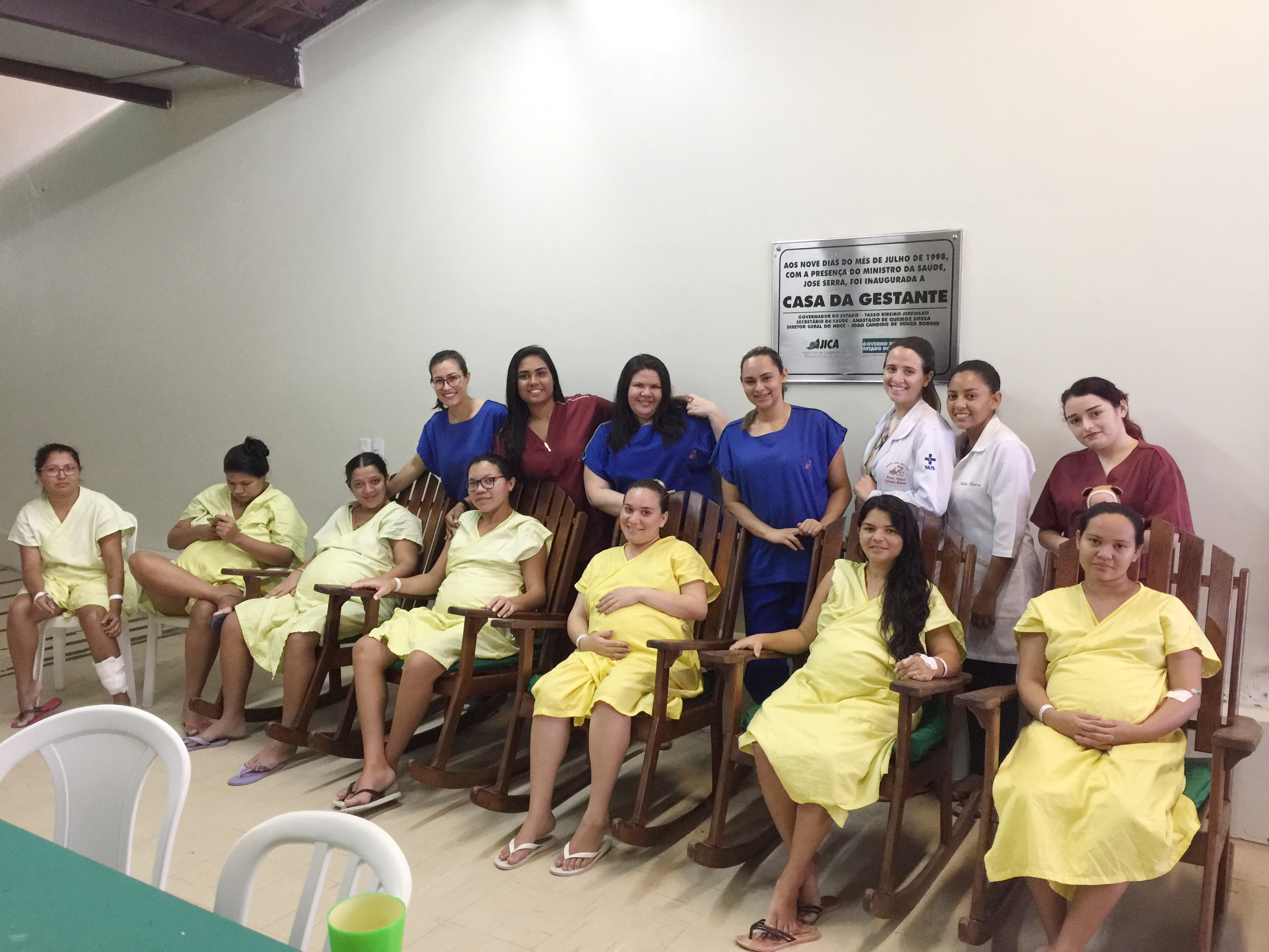 Roda de conversa com gestantes esclarece sobre gestação no HGCC