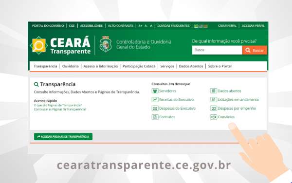 Ceará Transparente registra mais de 75 mil acessos durante o mês de outubro