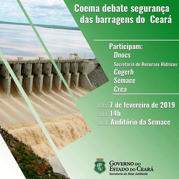 Coema debaterá a segurança das barragens do Ceará