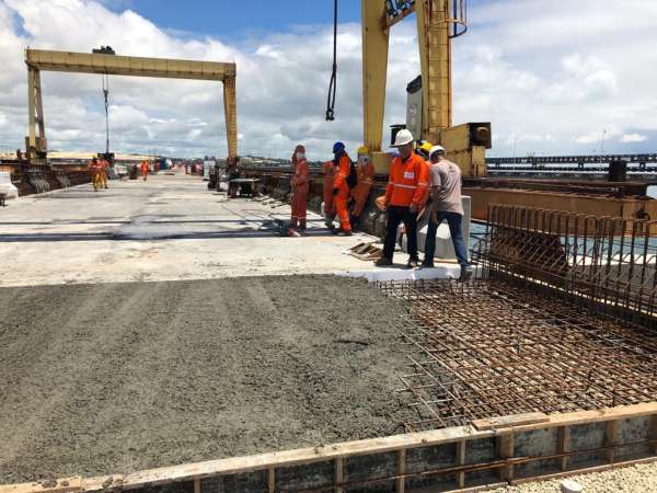 Nova ponte do Porto do Pecém deve ser entregue em maio