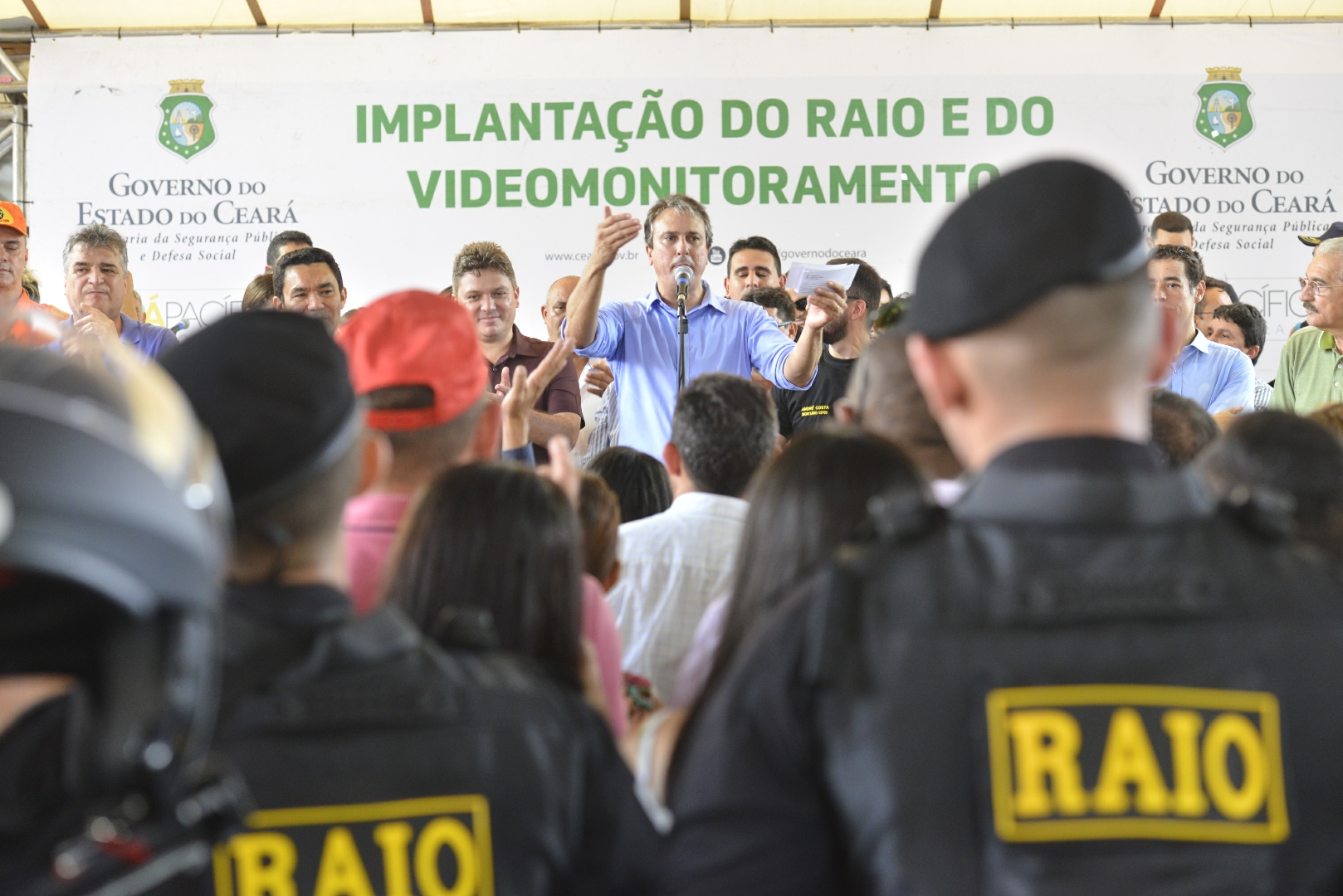 População de Trairi recebe equipes do Raio e sistema de videomonitoramento