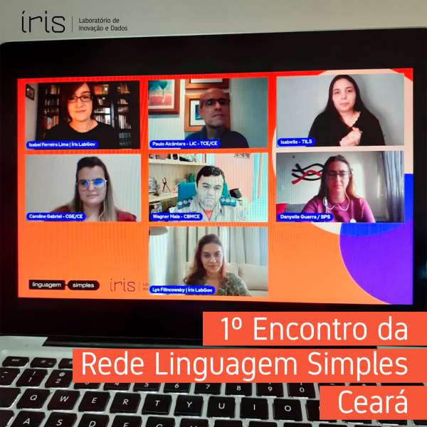 Íris comemora um ano da Rede Linguagem Simples Ceará com apresentação de quatro exemplos de aplicação da técnica