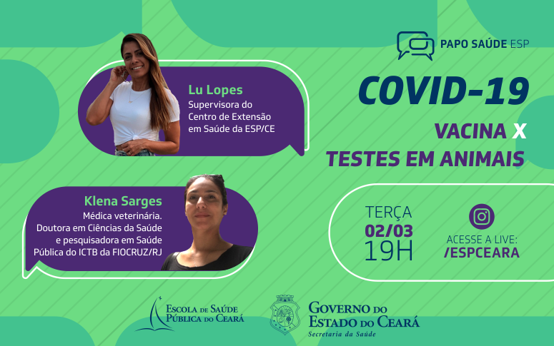 Vacina x animais: Papo Saúde discute produção de testes pré-clínicos de imunizantes contra Covid-19