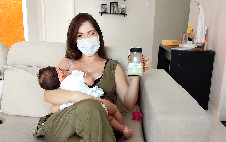 Doação domiciliar reforça estoques dos bancos de leite durante pandemia