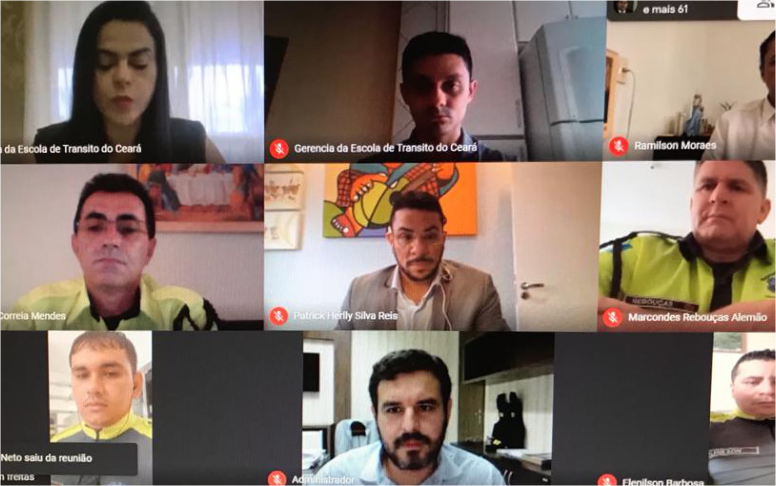 Detran-CE realiza solenidade virtual de formatura para agentes de trânsito de municípios