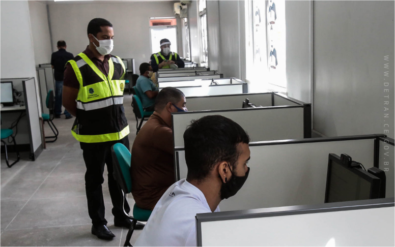 Detran-CE intensifica realização de exames teóricos em postos da Capital