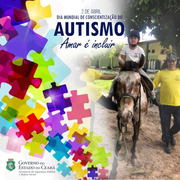 Profissionais da segurança pública do Ceará ajudam no processo de inclusão de pessoas com Transtorno do Espectro Autista