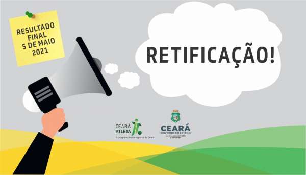 Sejuv divulga retificação do edital nº 001/2020 para seleção e concessão da Bolsa Esporte