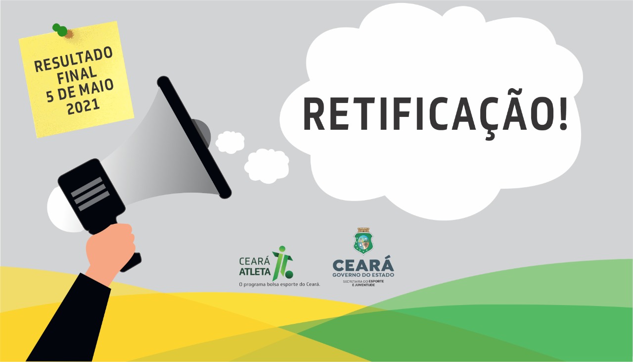 Sejuv divulga retificação do edital nº 001/2020 para seleção e concessão da Bolsa Esporte